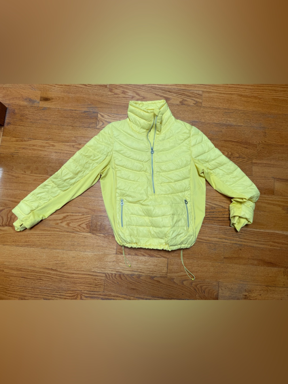 ☀️Calvin Klein Yellow Packable Down Puffer Jacket